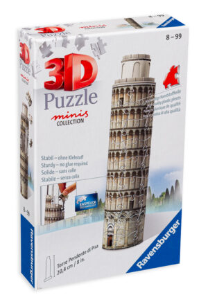 3D Пъзел Ravensburger от 54 части - Мини наклонена кула в Пиза