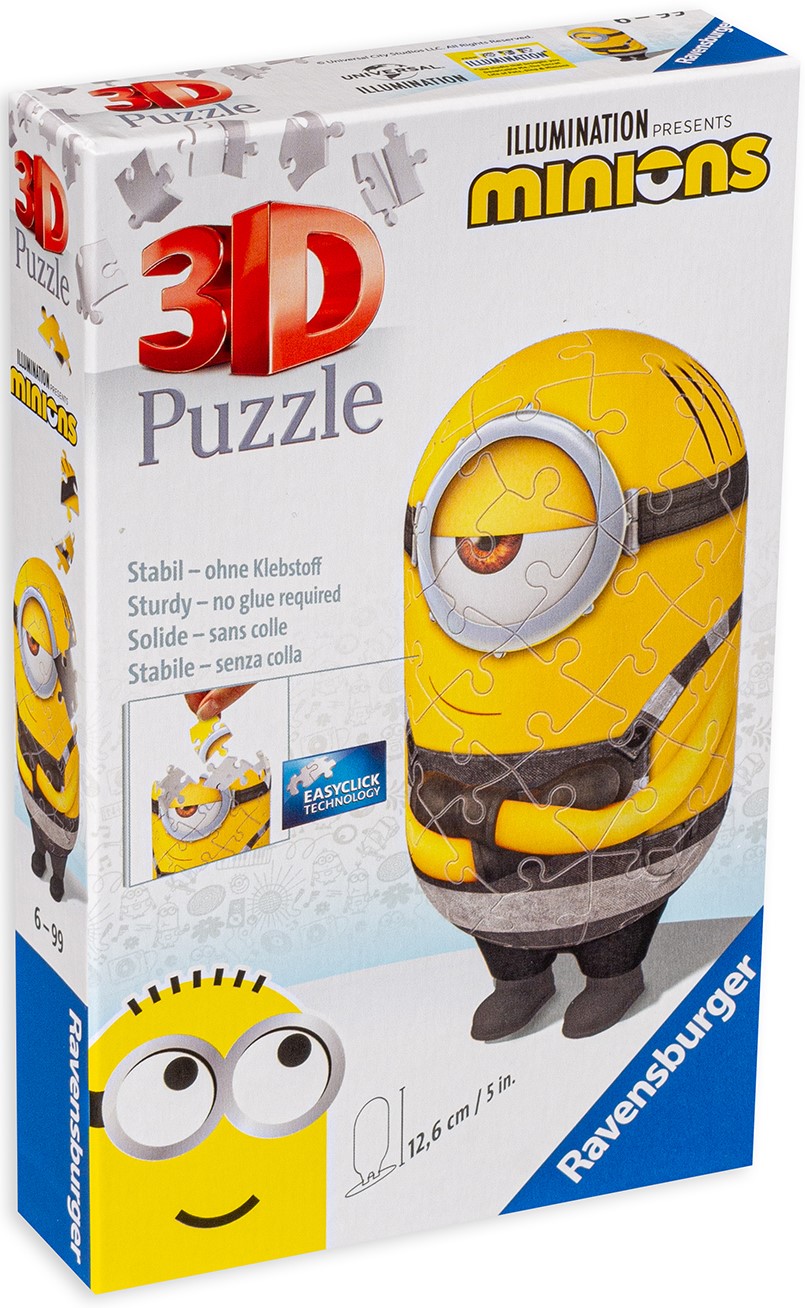 3D Пъзел Ravensburger от 54 части - Миньон затворник