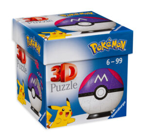 3D пъзел Ravensburger от 54 части - Покемон - Мастър топка