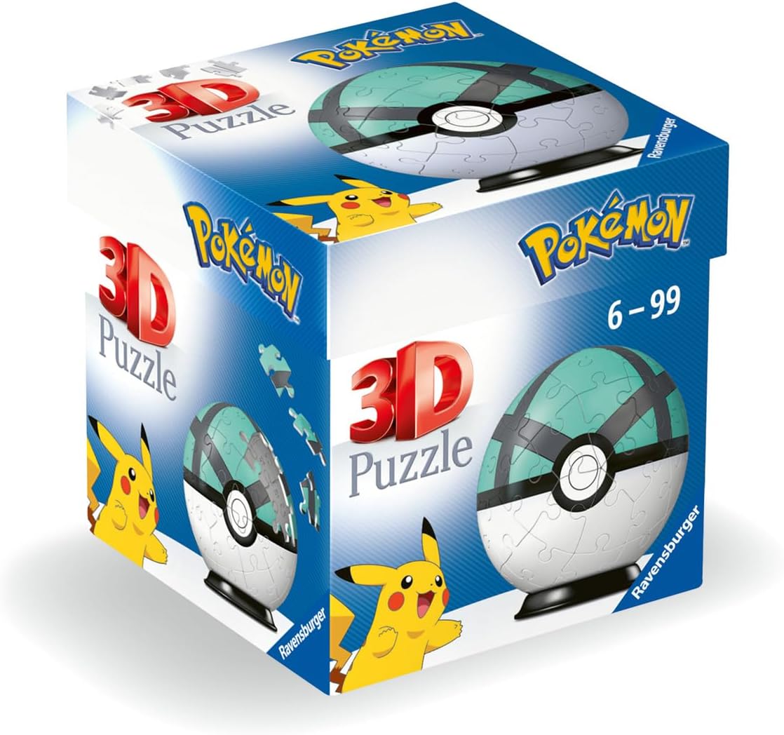 3D Пъзел Ravensburger от 54 части - Pokemon: Net Ball