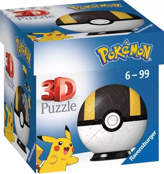 3D Пъзел Ravensburger от 54 части - Pokemon: Ultra Ball