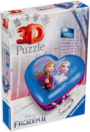 3D Пъзел Ravensburger от 54 части - Замръзналото кралство 2, сърце