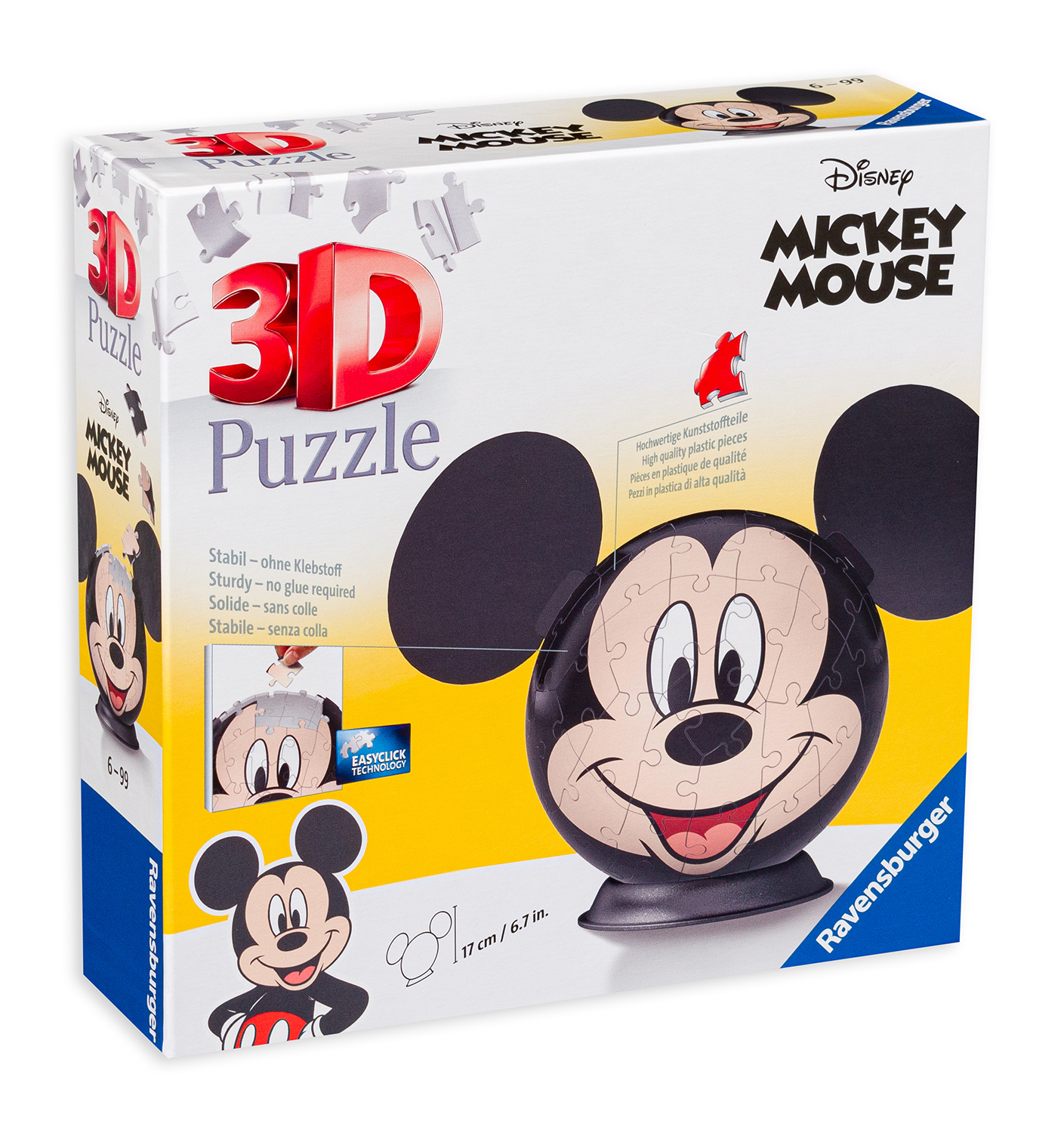 3D пъзел Ravensburger от 72 части - Дисни, Мики Маус