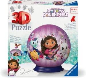 3D Пъзел Ravensburger от 72 части - Gabby's Dollhouse