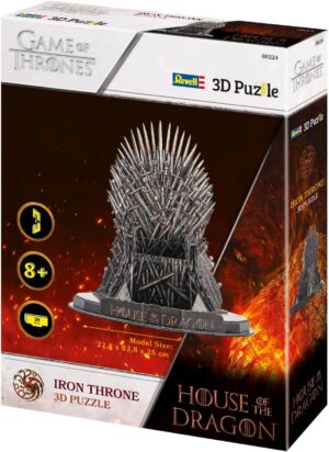 3D Пъзел Revell от 39 части - Железният трон