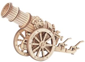 3D пъзел Robo Time от 141 части - Средновековно оръдие на колела