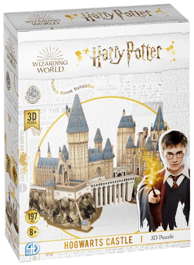 3D пъзел Spin Master от 197 части - Замъкът Хогуортс