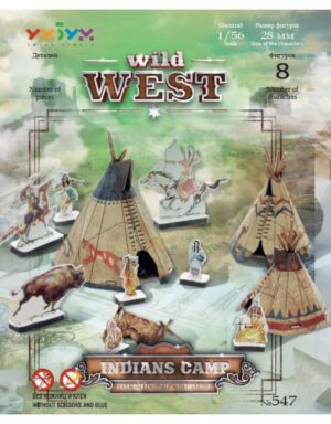 3D пъзел UMBUM - Индиански лагер