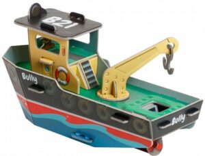 3D пъзел UMBUM - Корабче-влекач