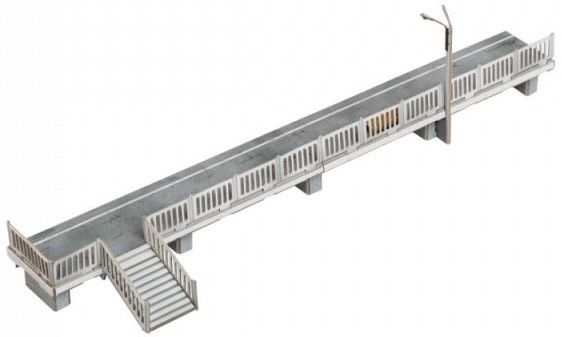 3D пъзел UMBUM от 16 части - Железопътна платформа