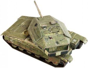 3D пъзел UMBUM от 20 части - Танк Меркава МК IV, миниатюра