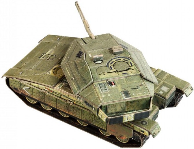 3D пъзел UMBUM от 20 части - Танк Меркава МК IV, миниатюра