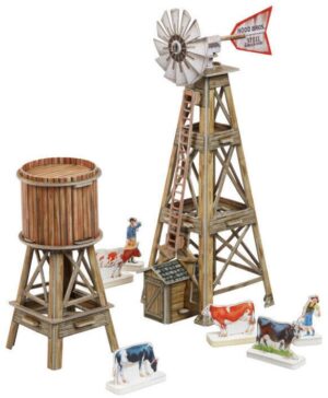 3D пъзел UMBUM от 25 части - Вятърна помпа