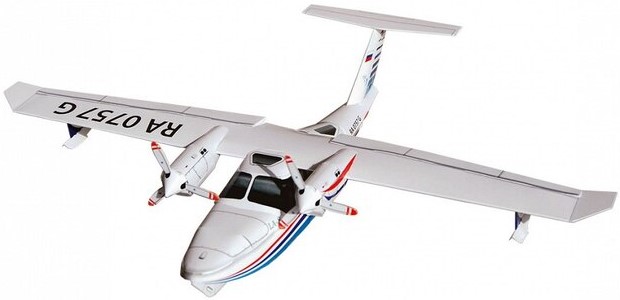 3D пъзел UMBUM от 30 части - Самолет Aмфибия LА-8