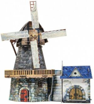 3D пъзел UMBUM от 32 части - Вятърна мелница