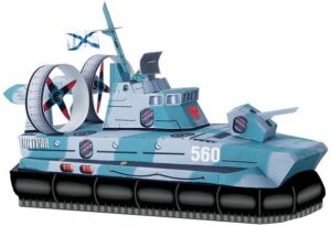 3D пъзел UMBUM от 35 части - Катер на въздушна възглавница