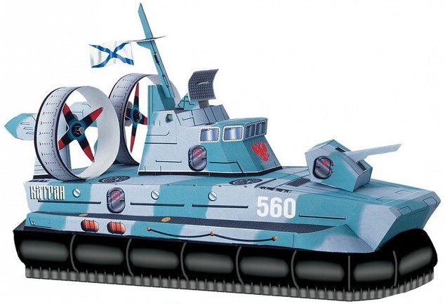 3D пъзел UMBUM от 35 части - Катер на въздушна възглавница