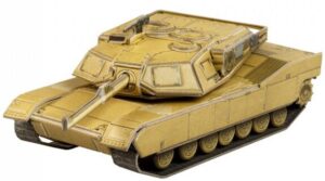 3D пъзел UMBUM от 36 части - Танк М1А2 ABRAMS, миниатюра