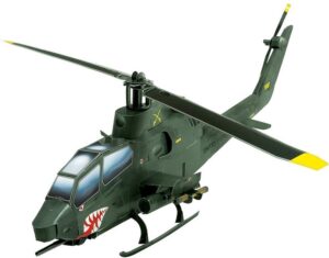 3D пъзел UMBUM от 43 части - Хеликоптер АН-1S Кобра, зелен