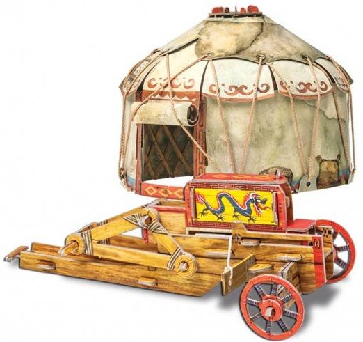 3D пъзел UMBUM от 46 части - Обсаден лагер на номади