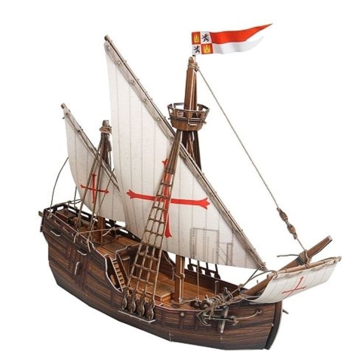 3D пъзел UMBUM от 50 части - Кораб Каравела