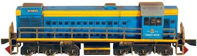 3D пъзел UMBUM от 59 части - Дизелов локомотив ТЕМ 2-У