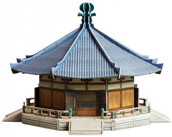 3D пъзел UMBUM от 62 части - Залата на мечтите Икаруга, Япония