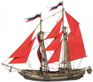 3D пъзел UMBUM от 64 части - Кораб Бригантина