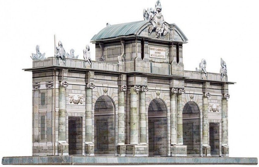 3D пъзел UMBUM от 68 части - Вратата на Алкала