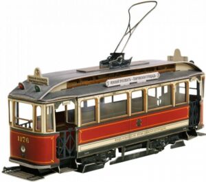 3D пъзел UMBUM от 82 части - Ретро трамвай