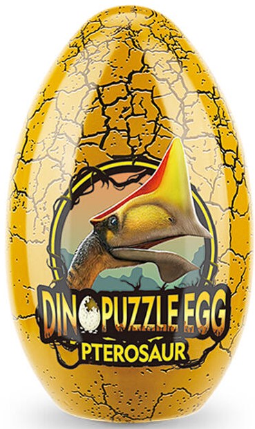 3D Пъзел в метална кутия Cubic Fun от 63 части - Птерозавър