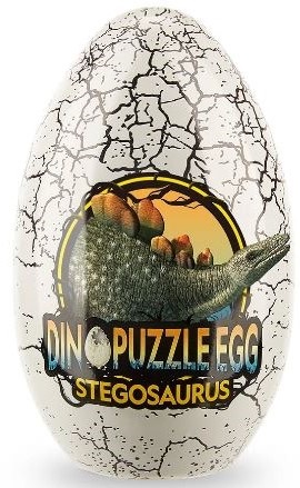 3D Пъзел в метална кутия Cubic Fun от 63 части - Стегозавър
