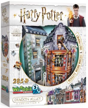 3D пъзел Wrebbit от 285 части - Магазинът на Уизли и Пророчески вести
