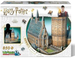 3D пъзел Wrebbit от 850 части - Хогуортс