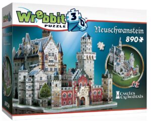 3D пъзел Wrebbit от 890 части - Замъкът Нойшванщайн