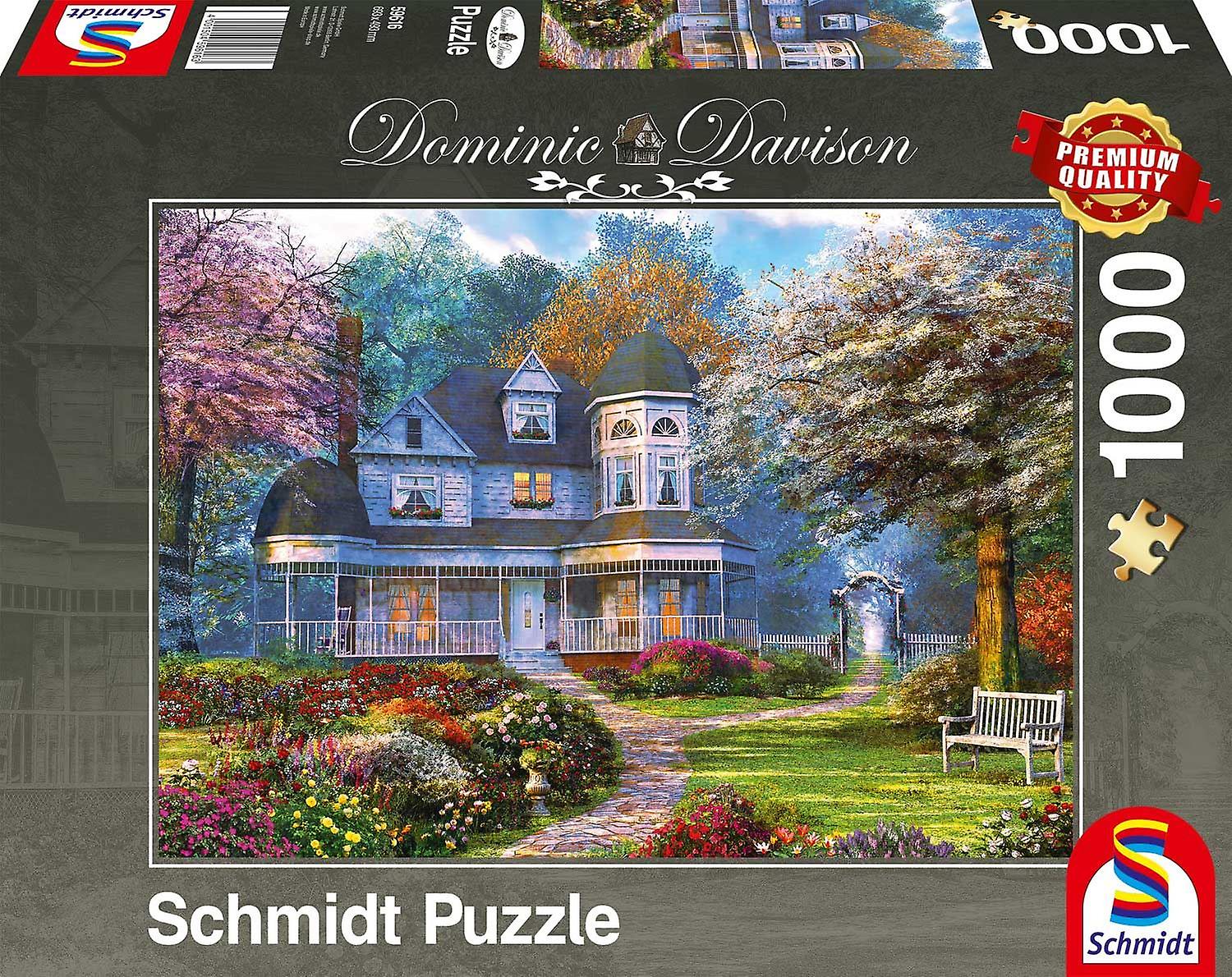 Пъзел Schmidt от 1000 части - Викторианско имение, Доминик Дейвисън