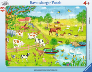 Пъзел Ravensburger от 48 части - Разходка на село