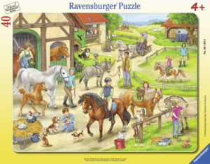 Пъзел Ravensburger от 40 части - Ден в ранчото