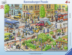 Пъзел Ravensburger от 30 части - Пътуване в града