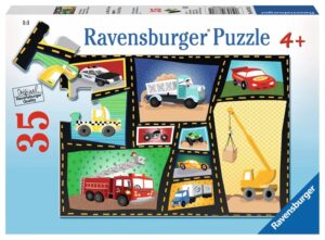 Пъзел Ravensburger от 35 части - Превозни средства