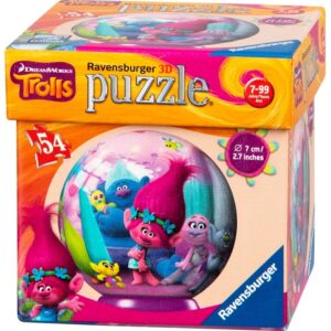 3D Пъзел Ravensburger от 54 части - Тролчетата