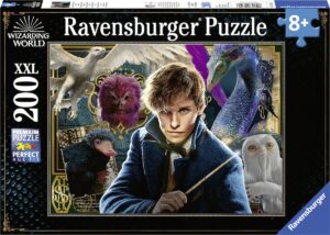 Пъзел Ravensburger от 200 XXL части - Фантастичните животни на Скамандър