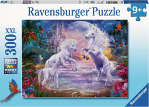Пъзел Ravensburger от 300 XXL части - Еднорози в рая