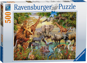 Пъзел Ravensburger от 500 части - Животни край водата