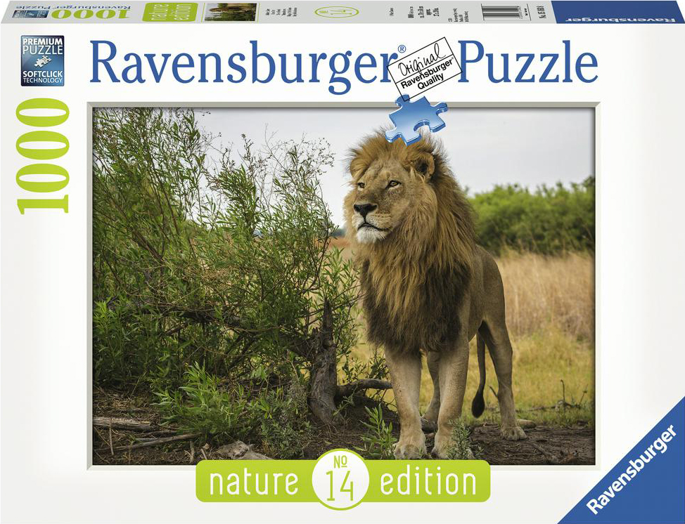 Пъзел Ravensburger от 1000 части - Царят на лъвовете