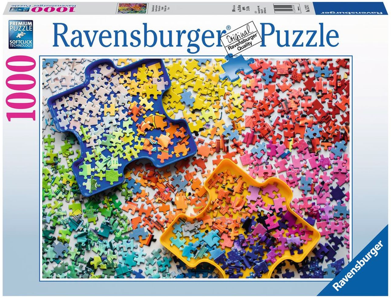 Пъзел Ravensburger от 1000 части - Палитра от пъзели