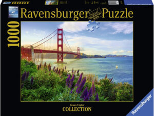 Пъзел Ravensburger от 1000 части - Изгрев над Голдън Гейт, Сюзън Тейлър