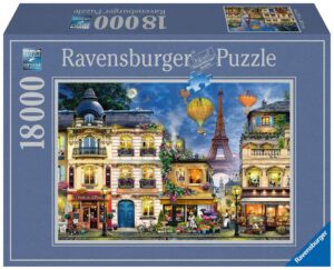 Пъзел Ravensburger от 18 000 части - Вечерна разходка в Париж