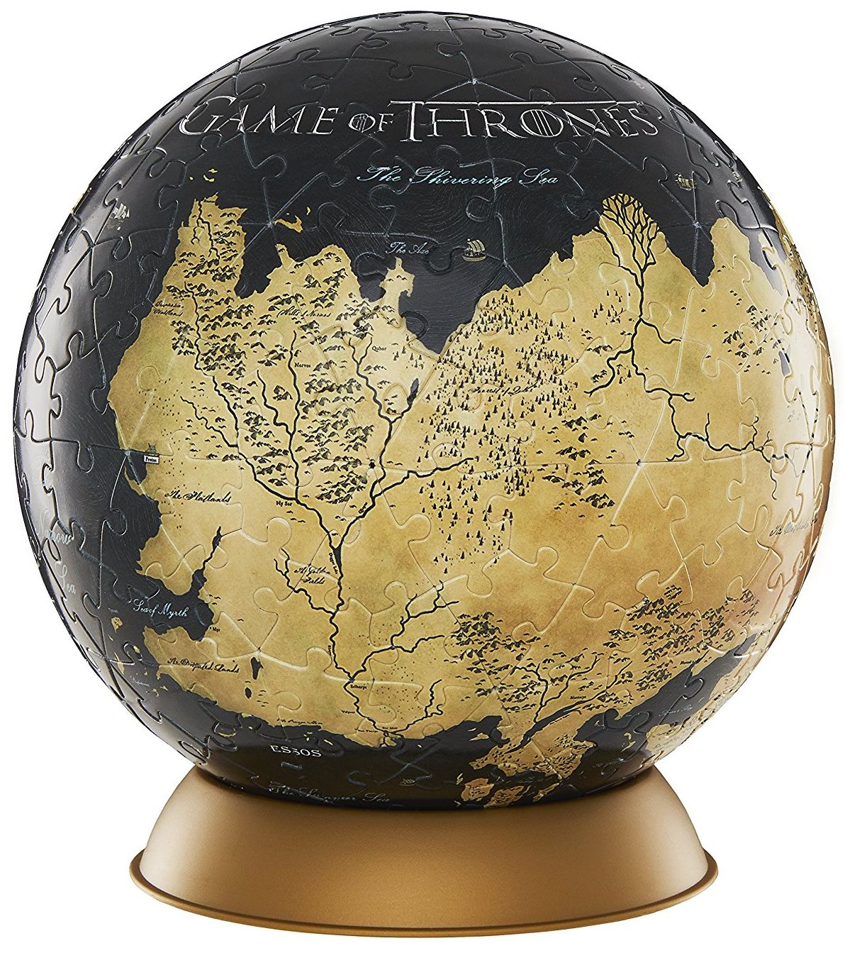 3D пъзел 4D Cityscape от 240 части - Game of Thrones, непознатият свят