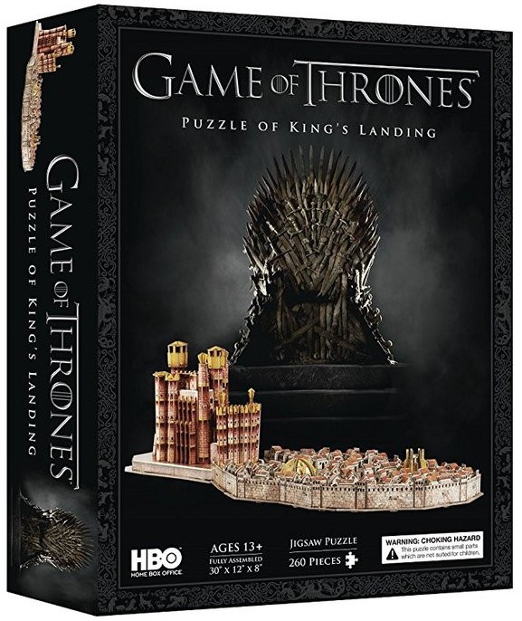 4D пъзел Wrebbit от 260 части - Кралски чертог, Игра на тронове